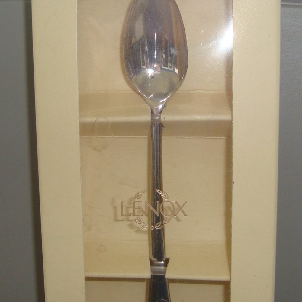 NIB! Lenox Williamsburg Baby Spoon